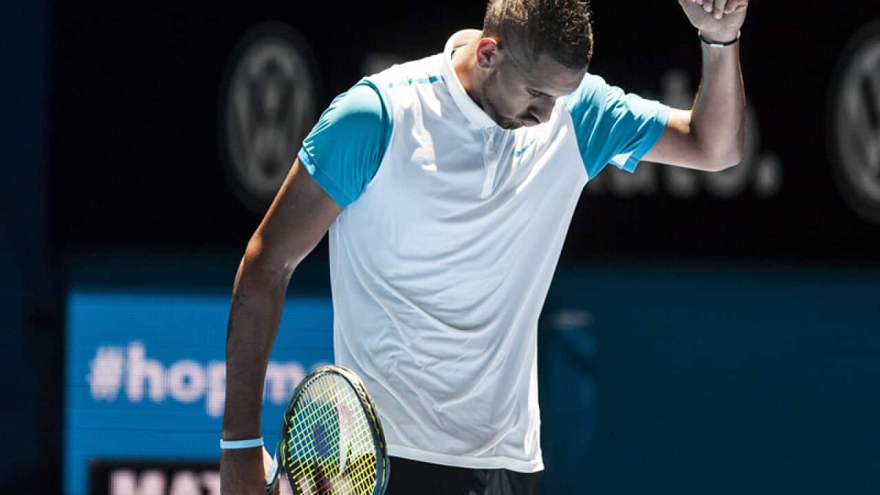 Australian tennis player Nick Kyrgios