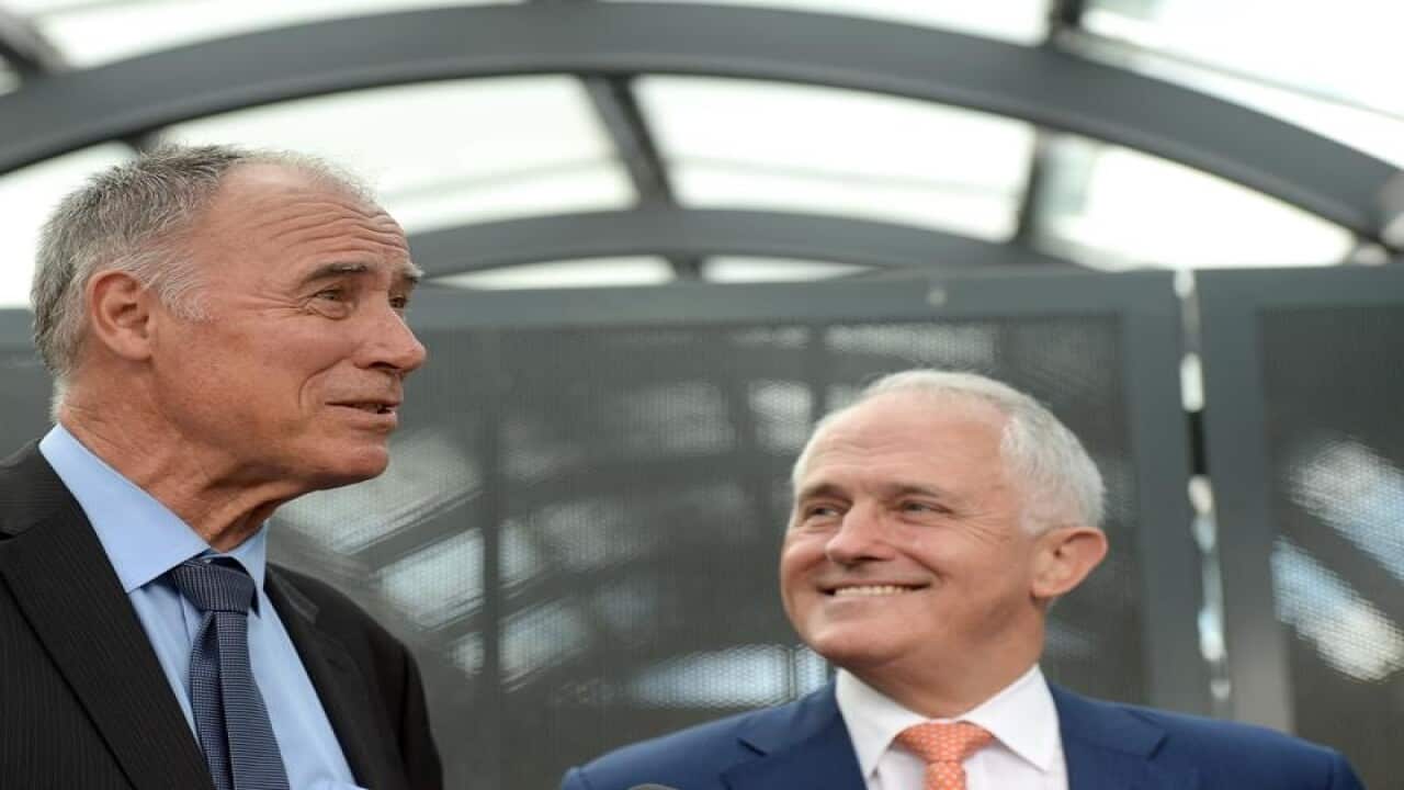 Malcolm Turnbull and Bennelong candidate John Alexander