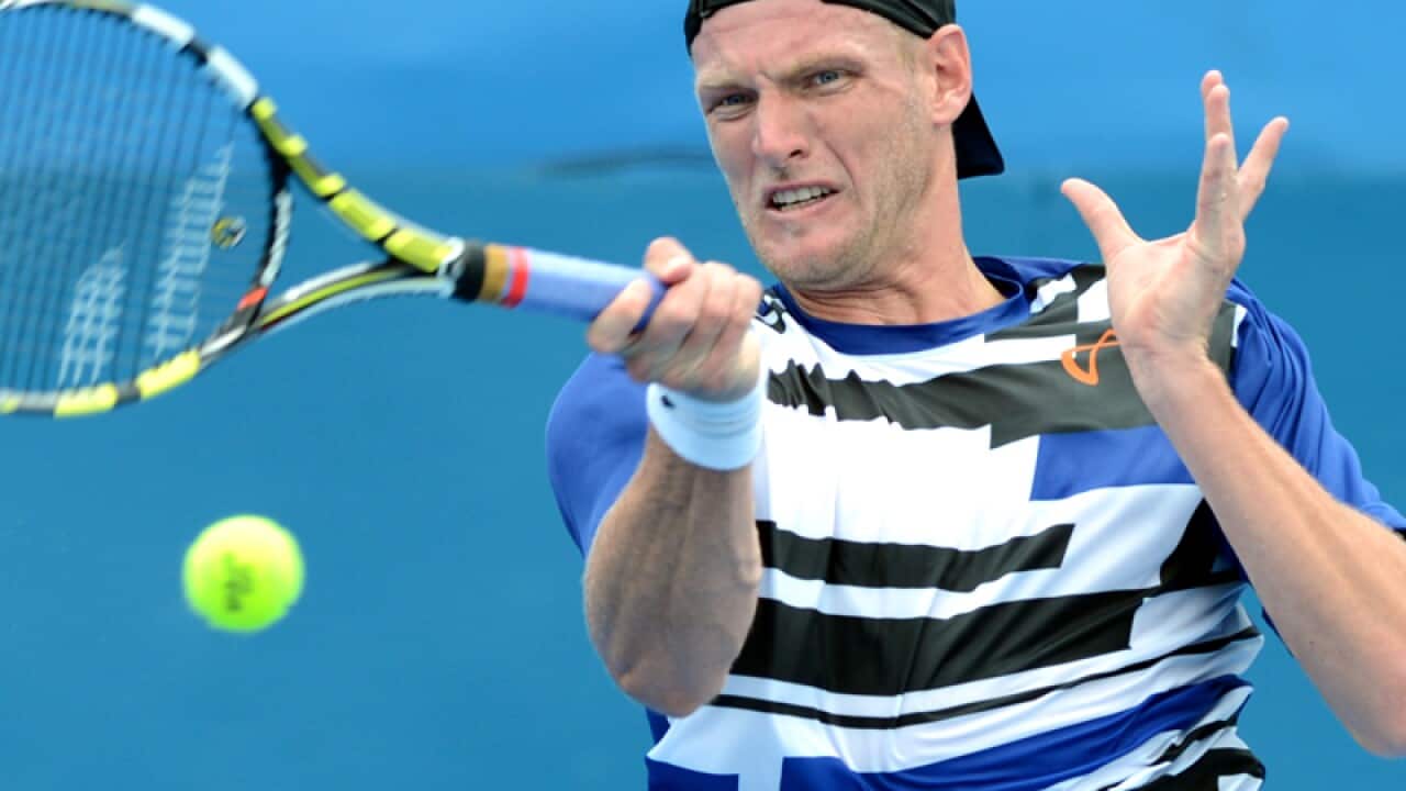 Samuel Groth during the APIA Sydney International