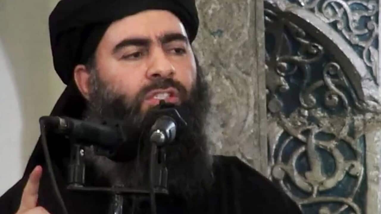 The leader of the Islamic State group, Abu Bakr al-Baghdadi