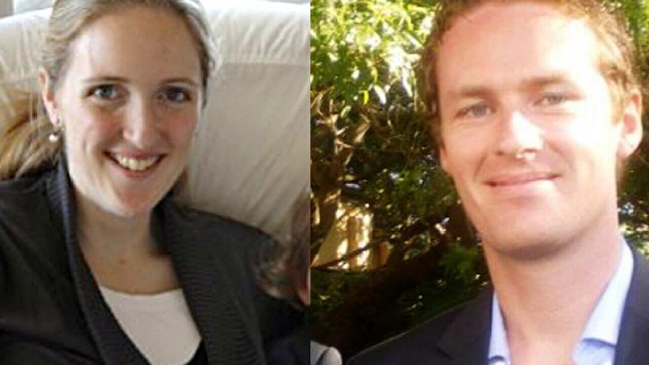 Sydney siege victims Katrina Dawson (L) and Tori Johnson