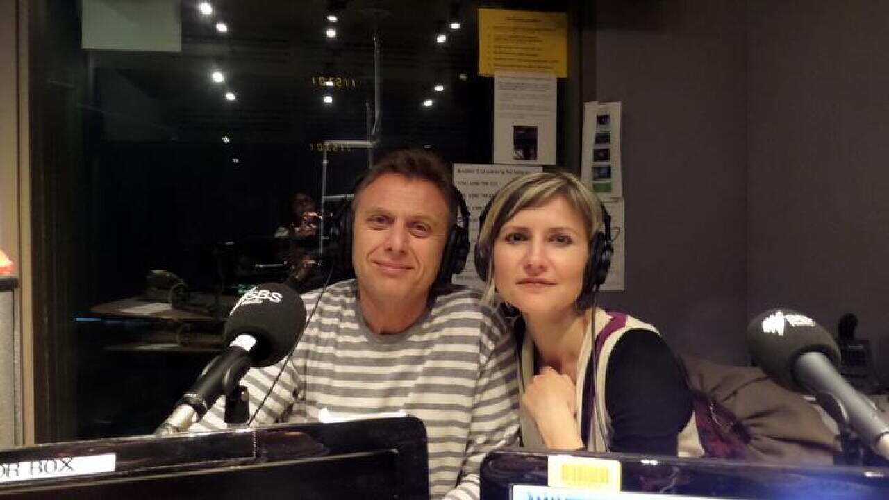 Lana Dzhandzhgava and Mikhail Frolov