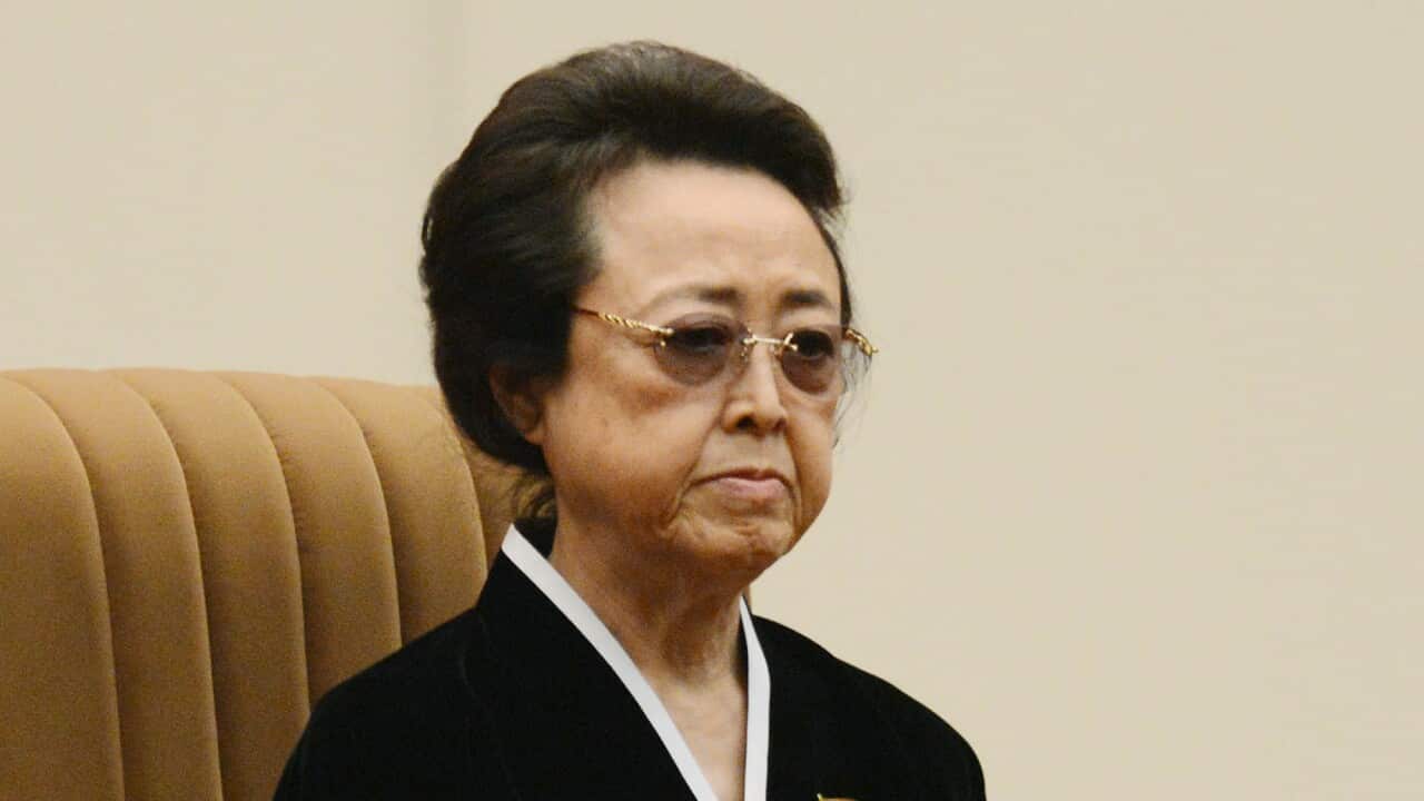 Kim Kyong Hui, who is North Korean leader Kim Jong Un's aunt, attends a national memorial service of late leader Kim Jong Il.