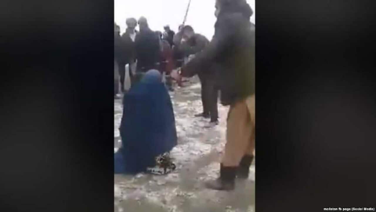 Woman lashed for unknown reason