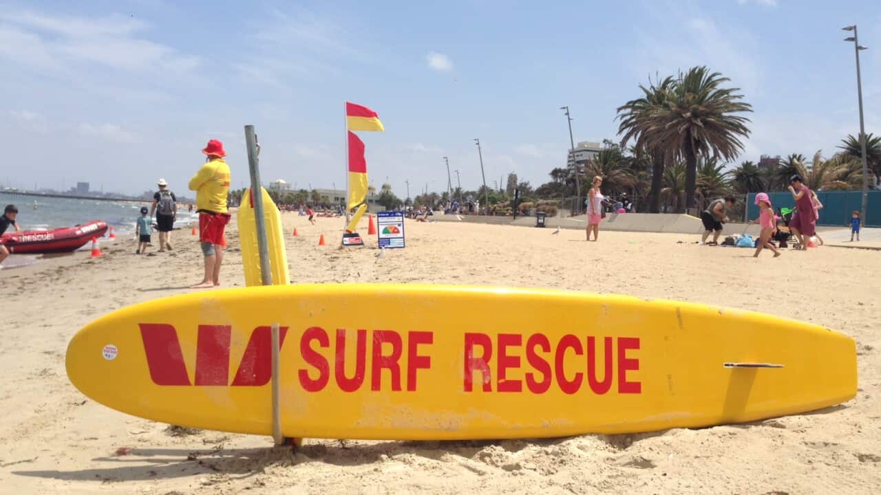 Surf Lifesavers at St Kilda Beach