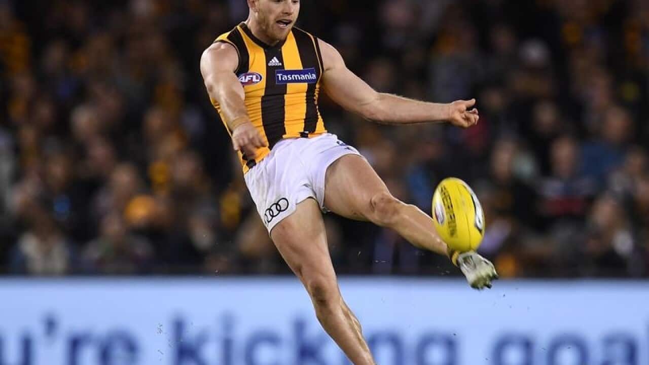 Tom Mitchell of the Hawks
