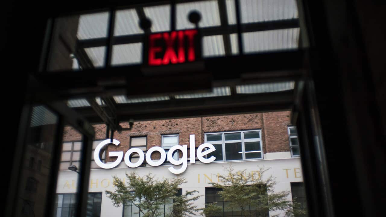 Google's New York offices, shown in on October 2020.