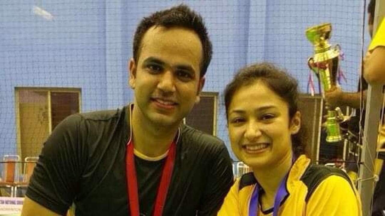 Rizwan and Sara after winning a match in Pakistan