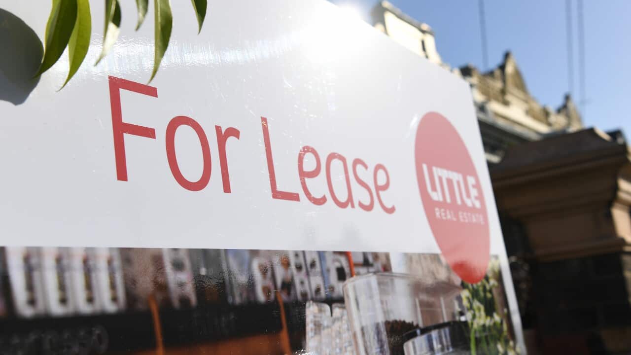 A sign out the front of property that reads "For Lease".