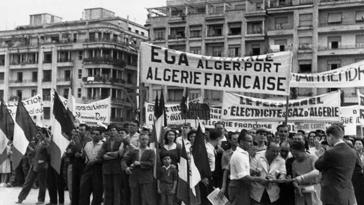 Demonstration For French Algeria In 1958