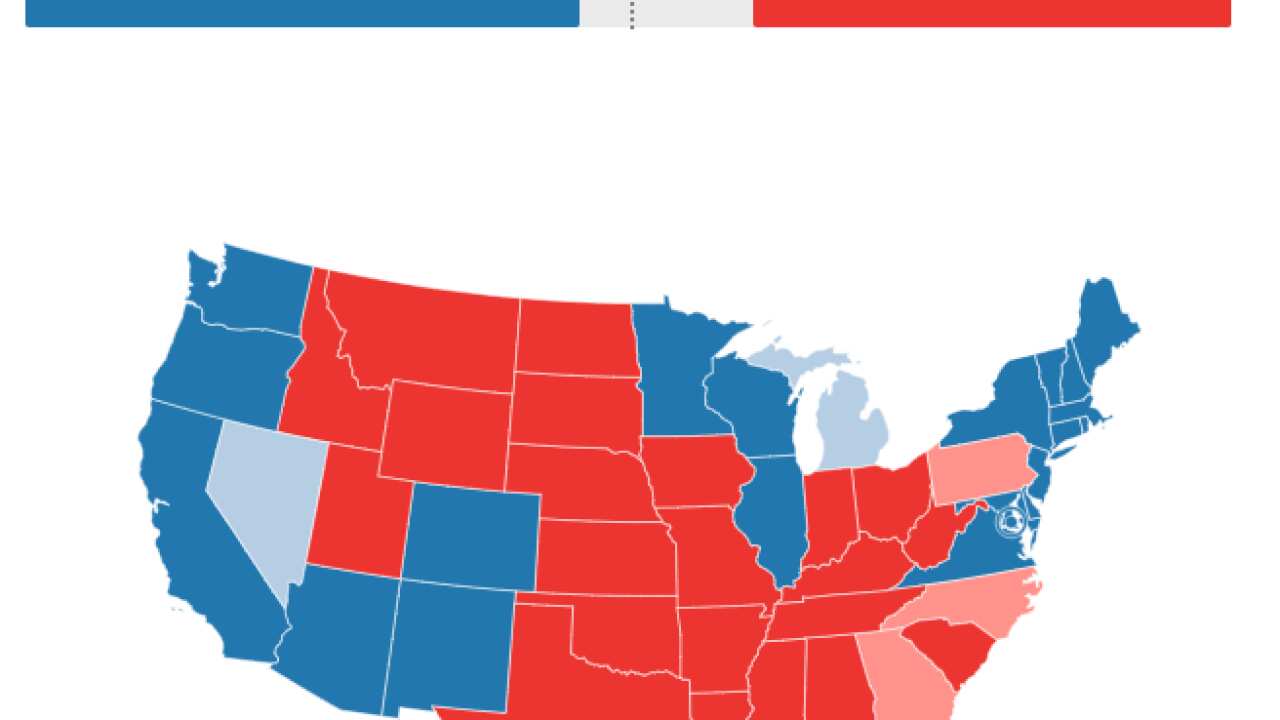 US Election map