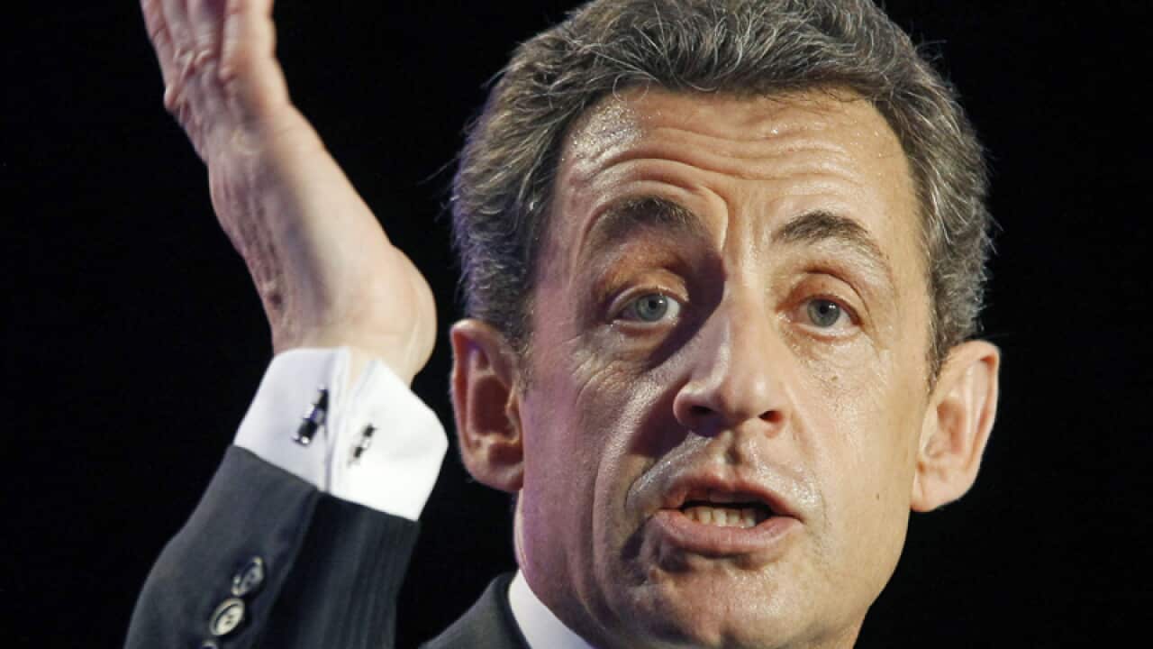 Former French president Nicolas Sarkozy