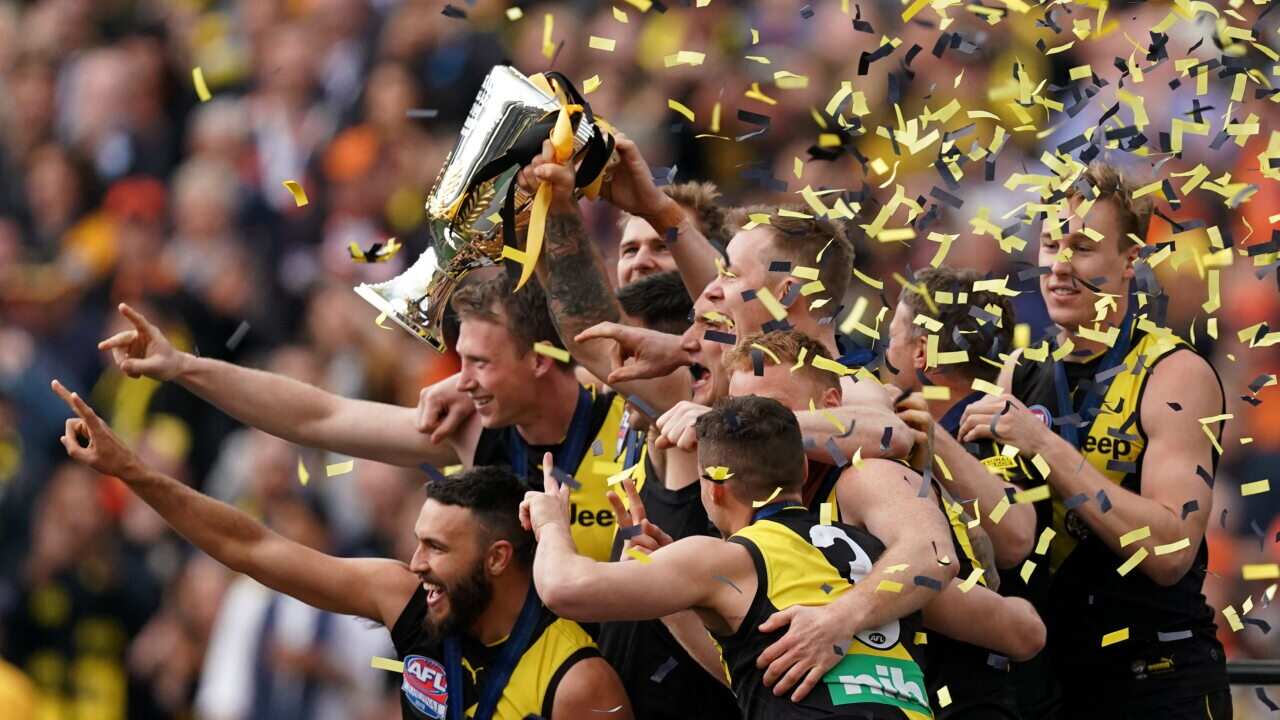 Richmond won the 2019 AFL Title AAP