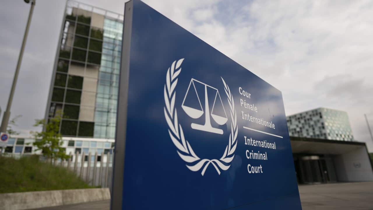 Signage of the International Criminal Court