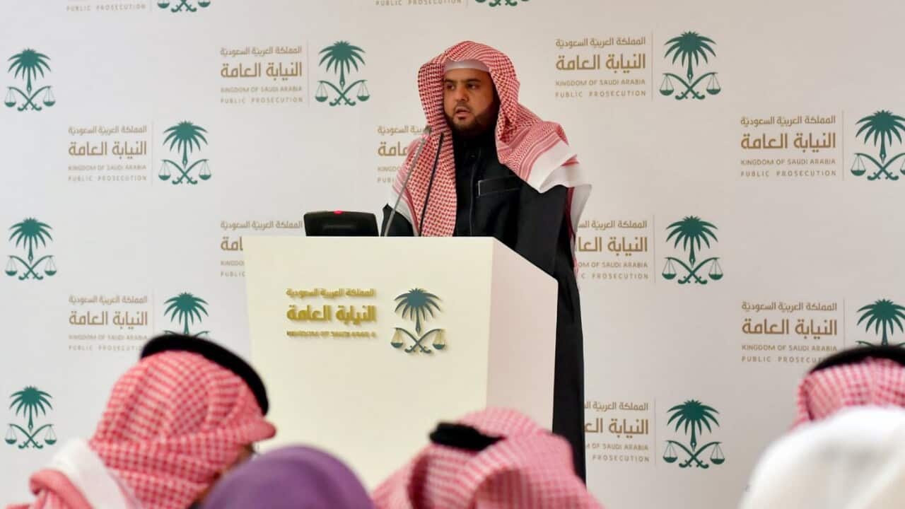 Saudi's Deputy Public Prosecutor announces a Saudi court has sentenced five people to death