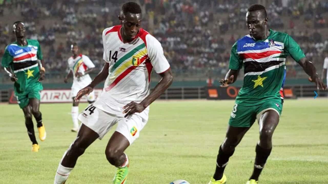 Friday Zico playing for South Sudan