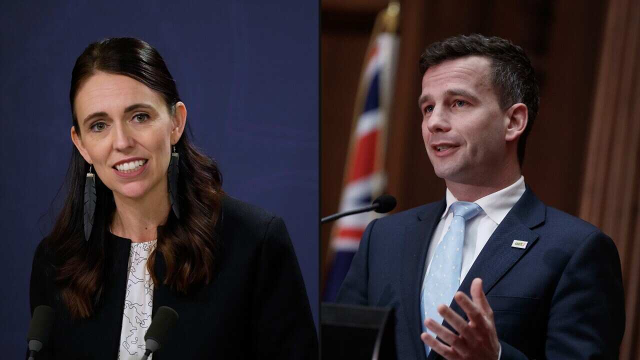 Composite image of Jacinda Ardern and David Seymour.