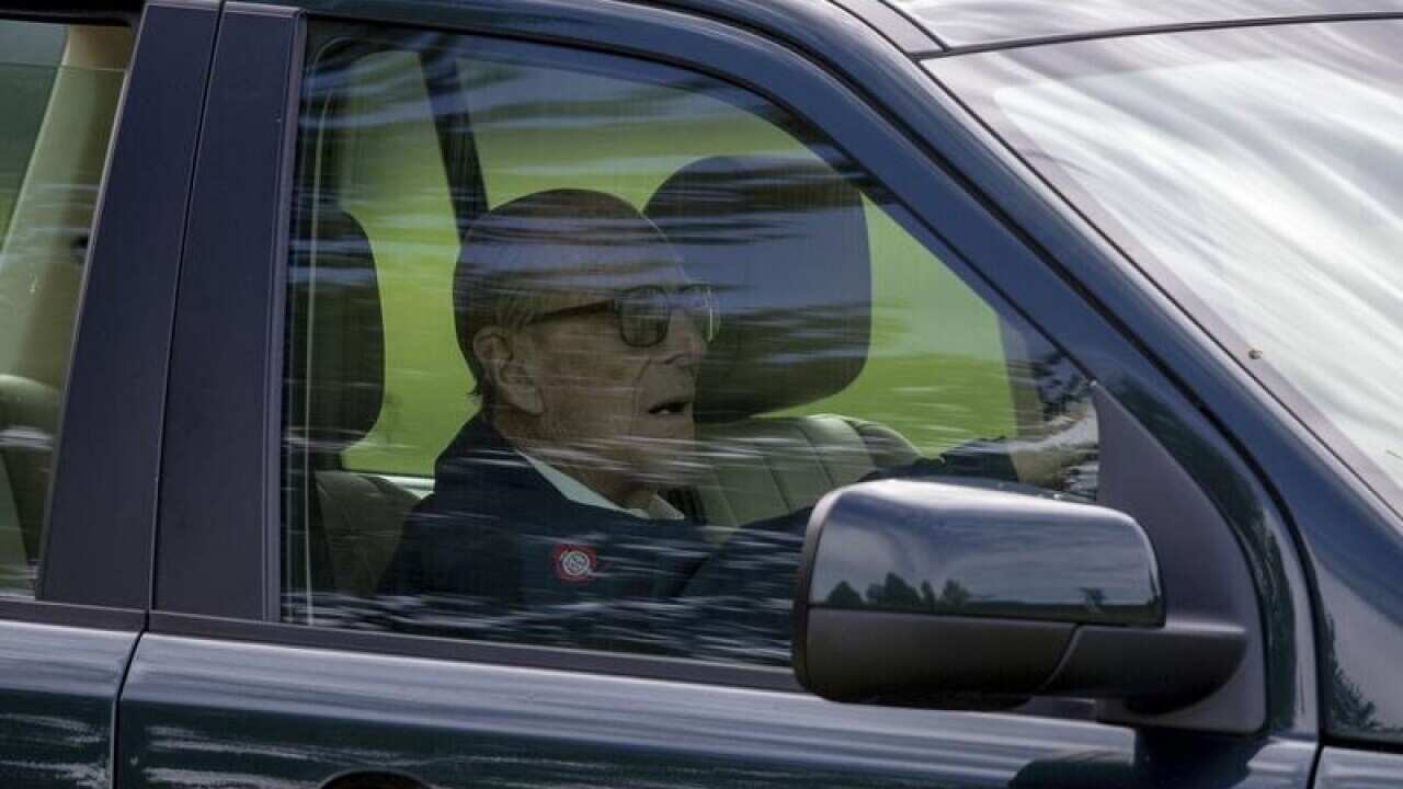 Prince Philip driving in May 2018