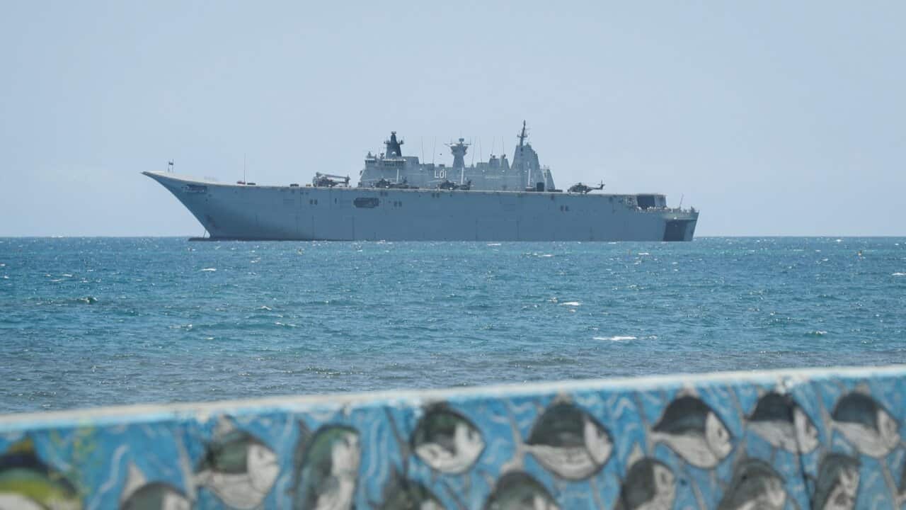 یک ناو جنگی استرالیایی