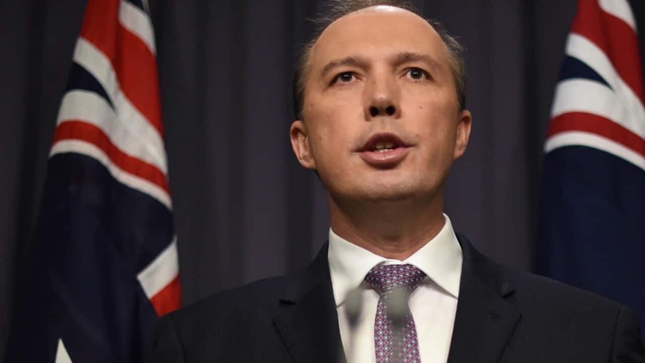 Australian Immigration Minister Peter Dutton