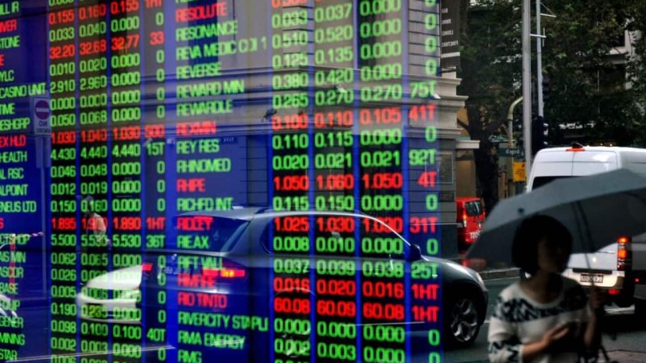 ASX board.
