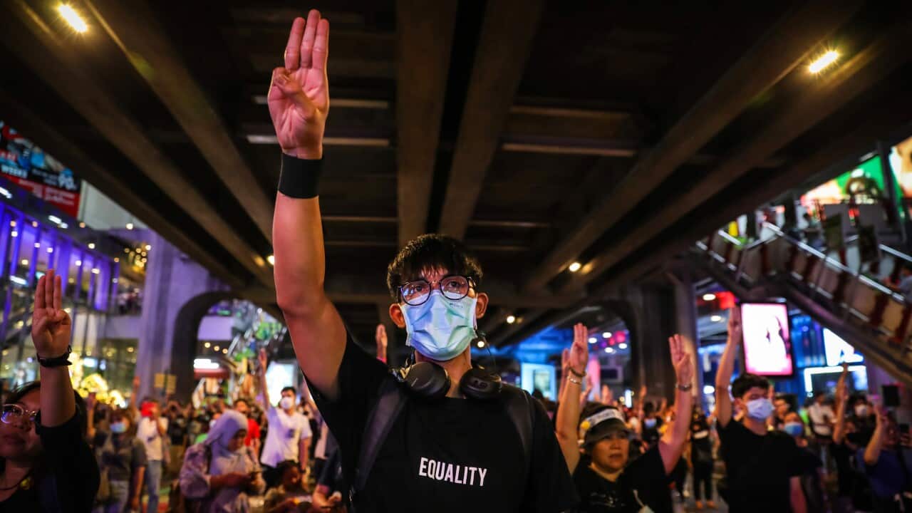 Thai protesters will face royal insult charges.