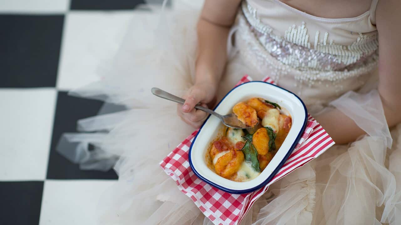 Baked pumpkin gnocchi