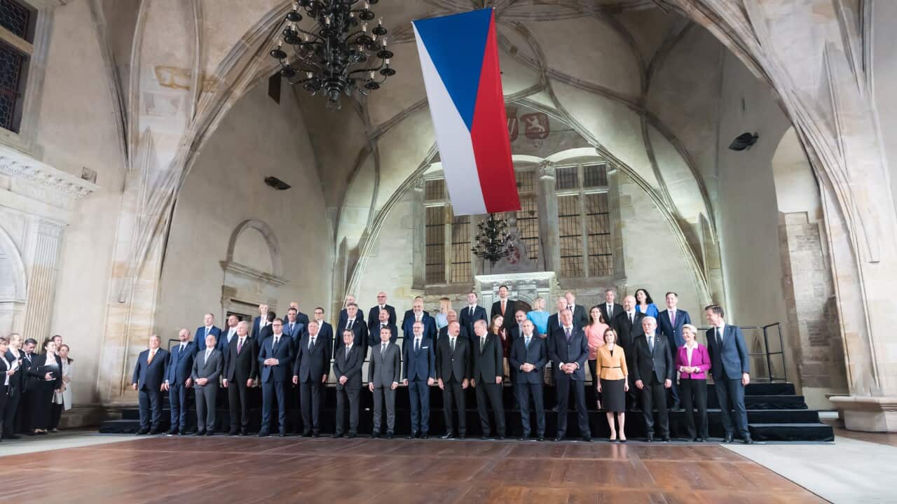 European Political Community summit in Prague, Czech Republic - 06 Oct 2022