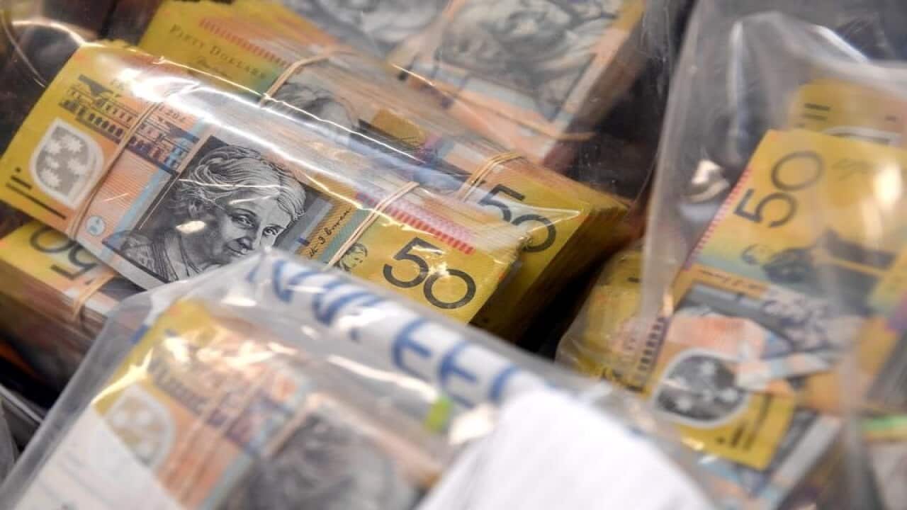 Australian 50 dollar notes
