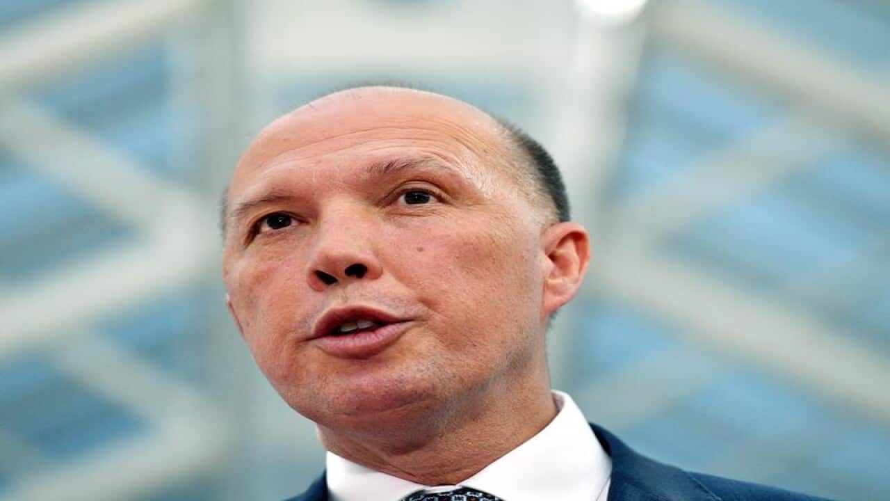 Minister for Home Affairs Peter Dutton