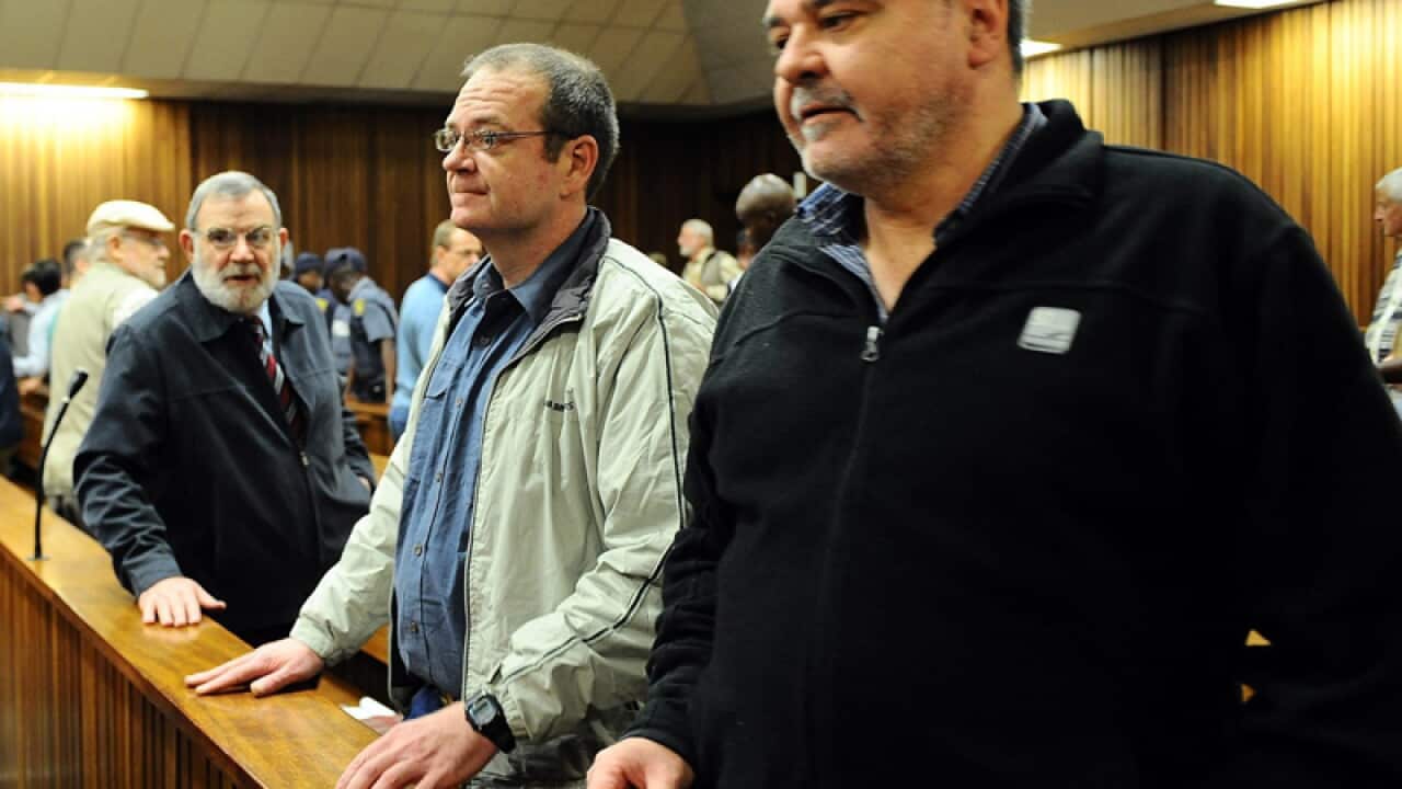 Some members of the South African right-wing group Boeremag