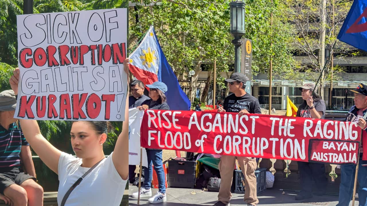 FILIPINO PROTEST IN SYDNEY