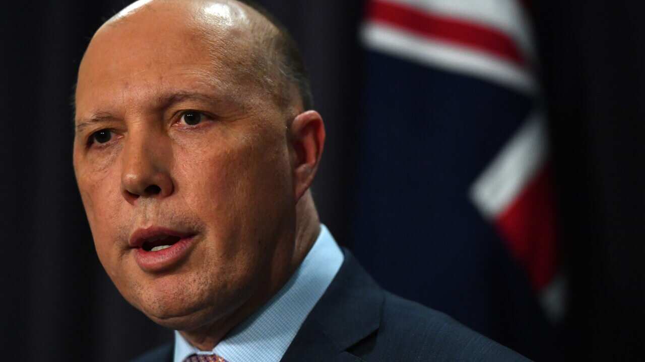 Home Affairs Minister Peter Dutton.