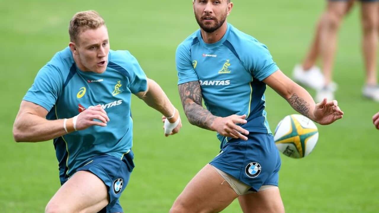 Wallabies five-eighth Quade Cooper