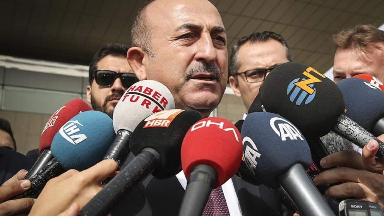 Turkey's Foreign Minister Mevlut Cavusoglu