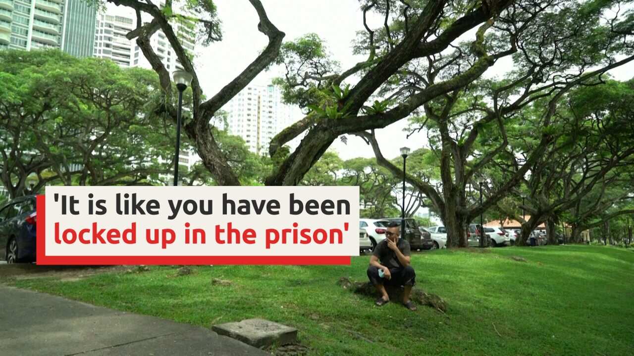 'It is like you have been locked up in the prison'