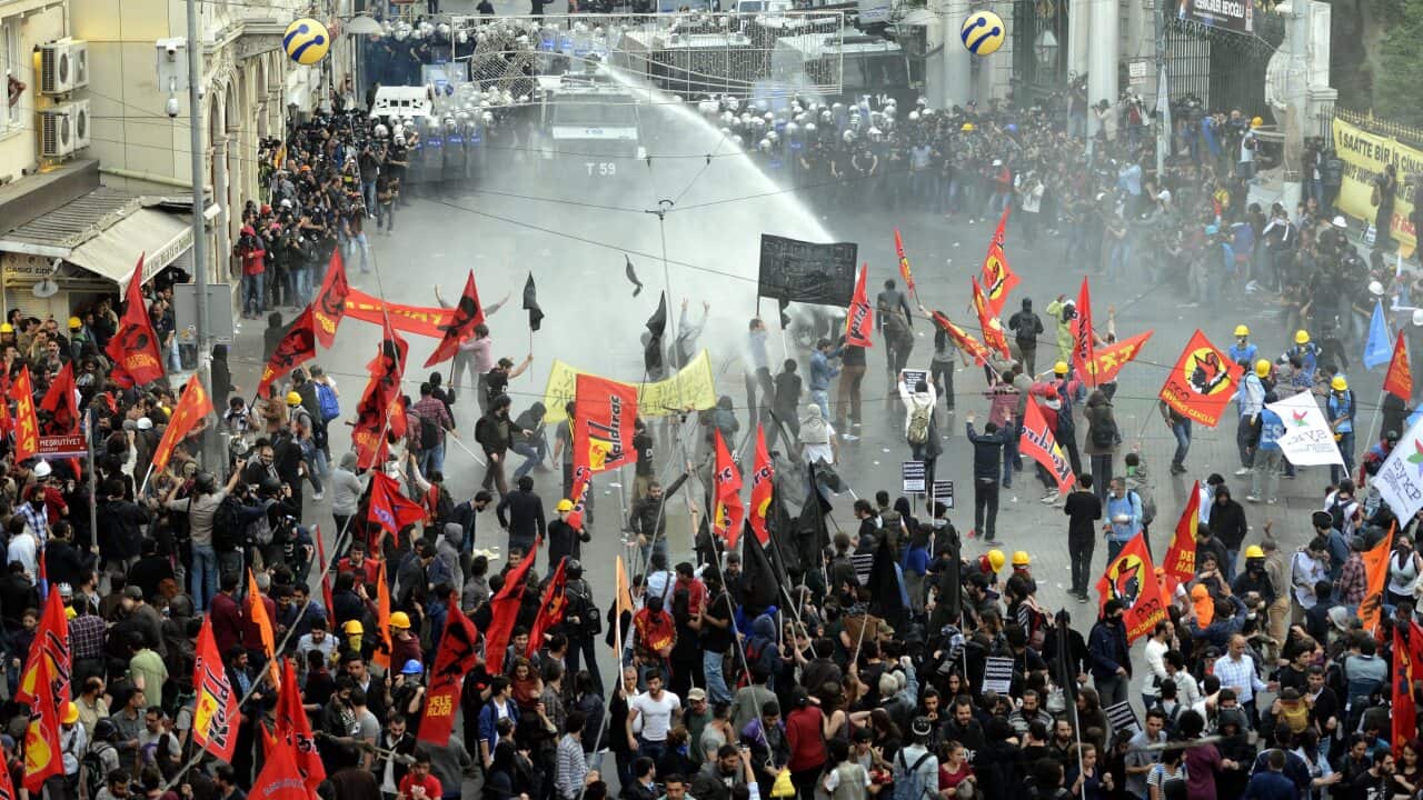 Turkish riot police use water cannon to disperse protestors - AAP-1.jpg