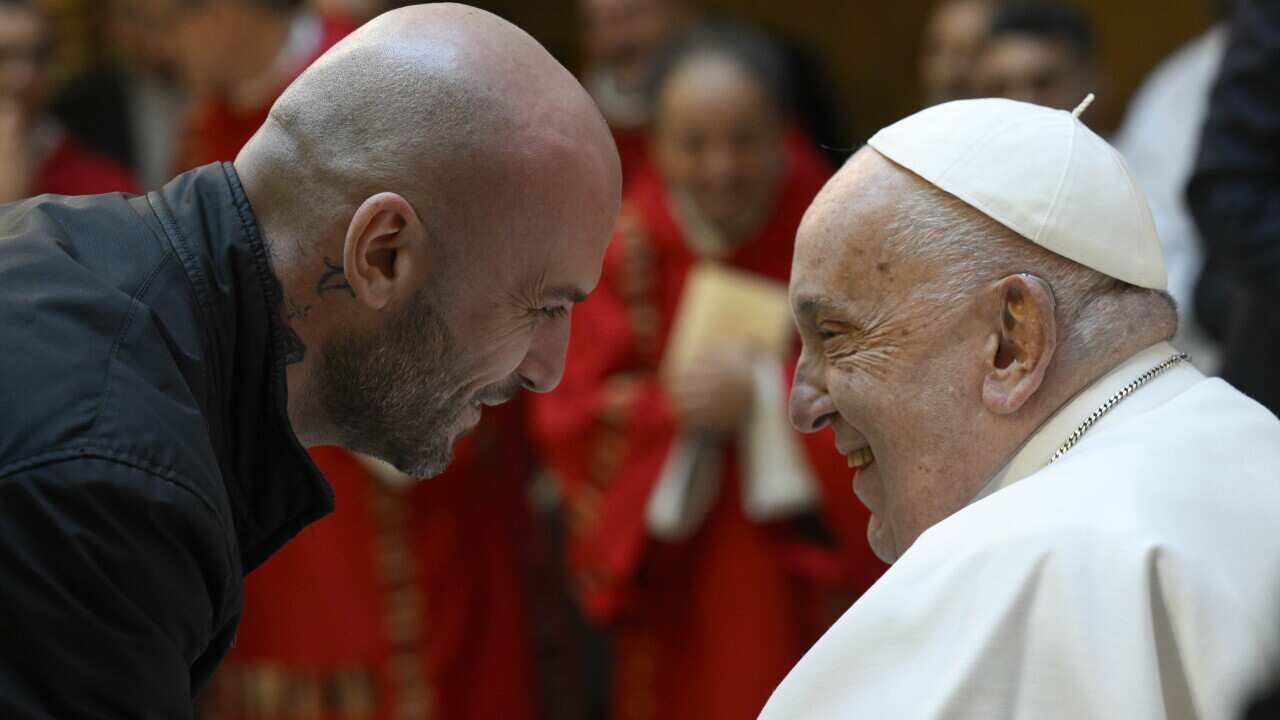 ITALY - POPE FRANCIS CELEBRATES MASS FOPR PRISONERS IN THE REBIBBIA NEW COMPLEX PRISON IN ROME - 2024/12/26