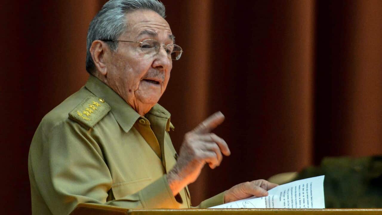 President of Cuba Raul Castro speaks during the session of the National Assembly in Havana, Cuba, on 27 December 2016