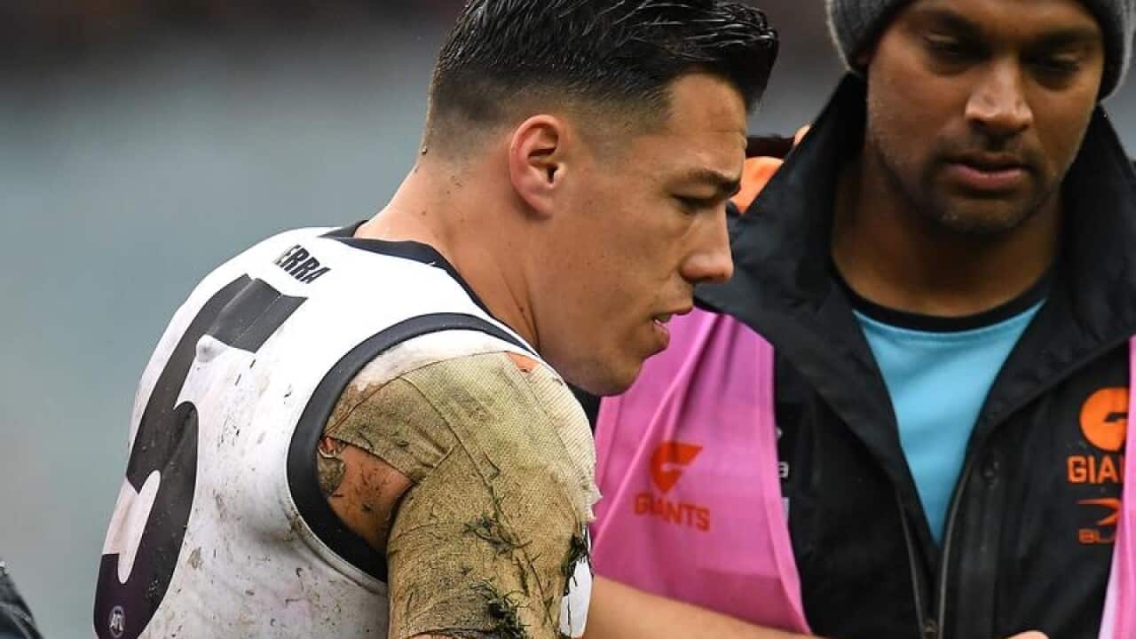 GWS Giants midfielder Dylan Shiel