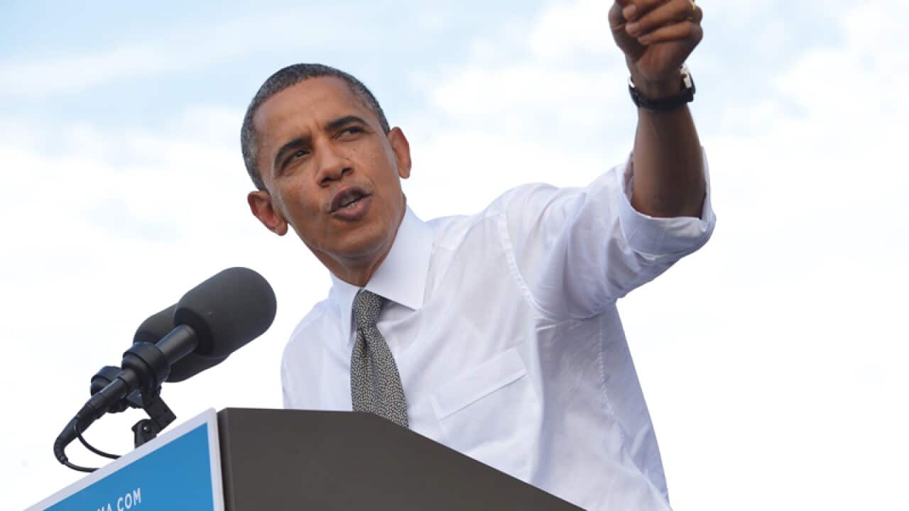 Obama in eight state campaign blitz
