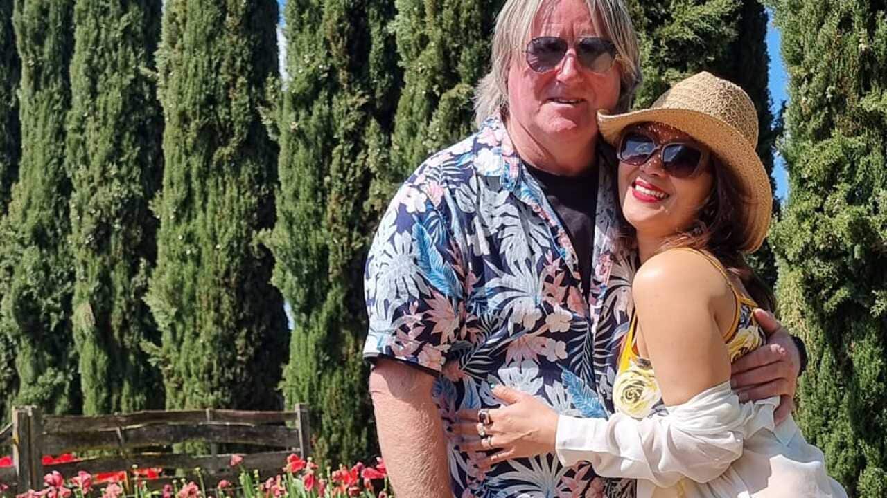 Maria Cardoza and Peter Green