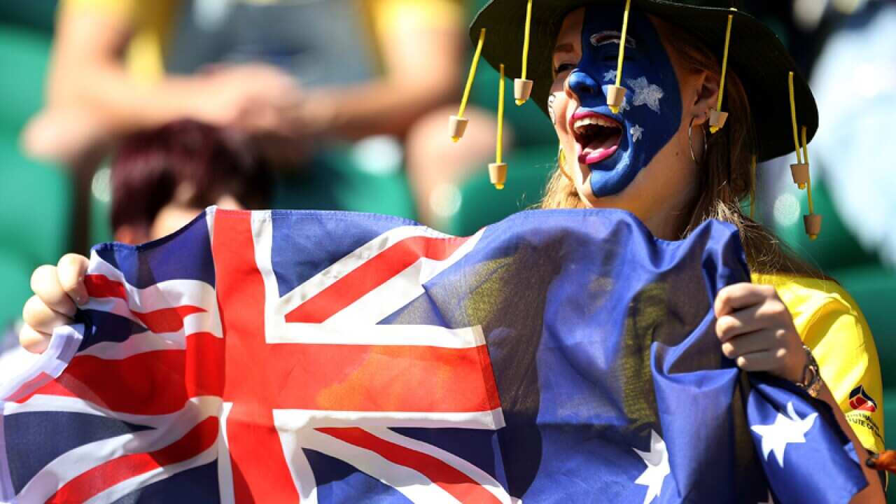 An Australian rugby fan