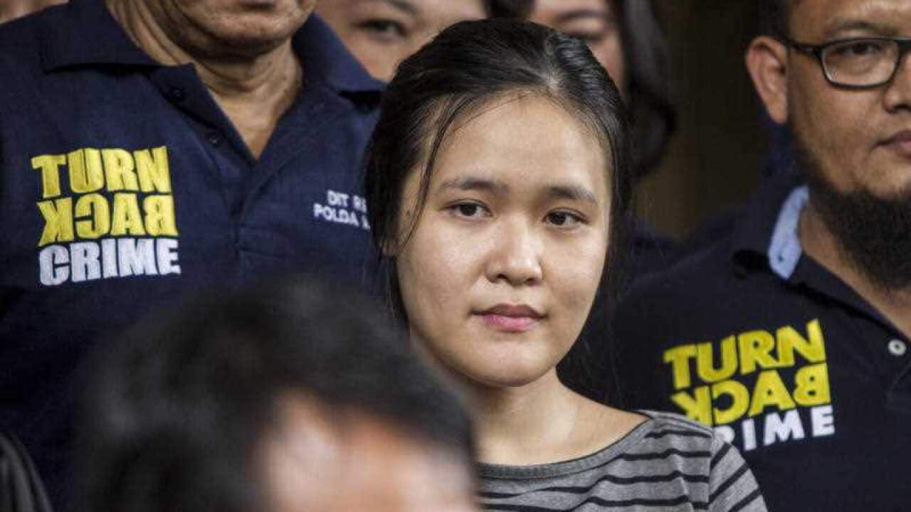 Police guard Jessica Kumala Wongso at Pondok Bambu Penitentiary in Jakarta, Indonesia on Friday, May 27, 2016.