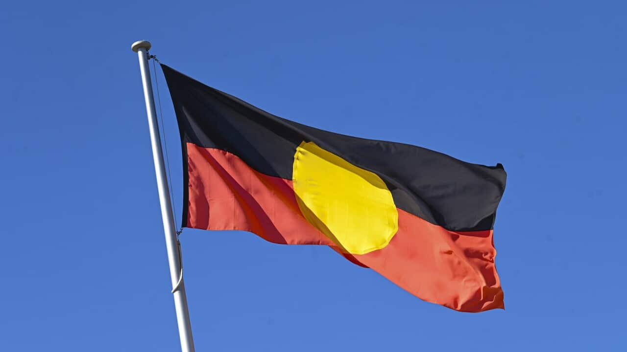 AUSTRALIAN ABORIGINAL FLAG STOCK