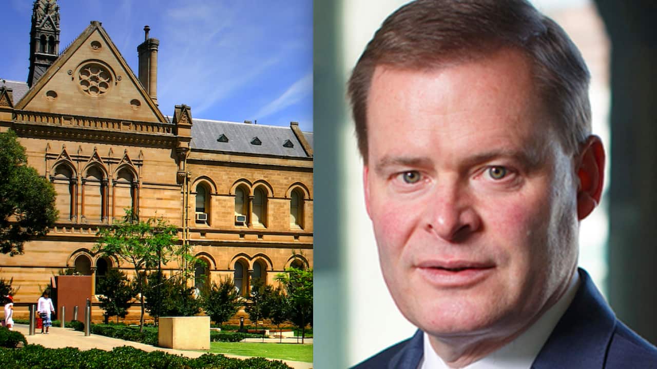 The University of Adelaide and Peter Rathjen.