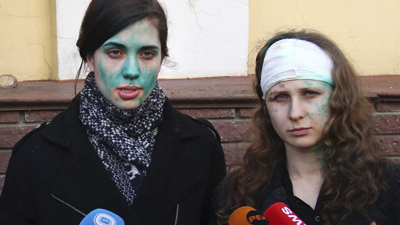 Pussy Riot punk group, Maria Alekhina, Nadezhda Tolokonnikova