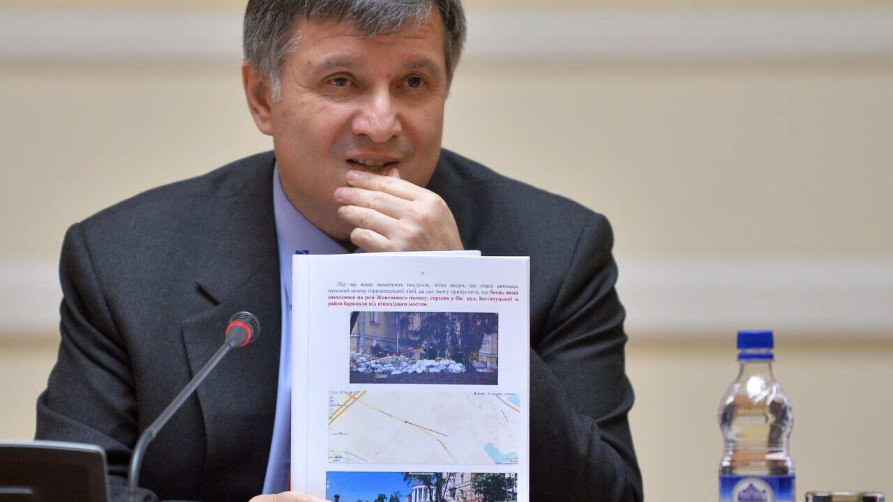 Ukrainian Interior Minister Arsen Avakov.