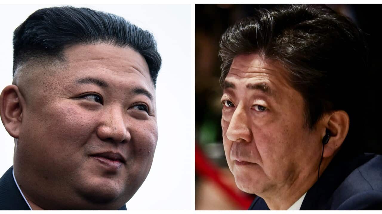 The North had slammed Shinzo Abe as an "idiot and villain" and warned he will never set foot in Pyongyang.