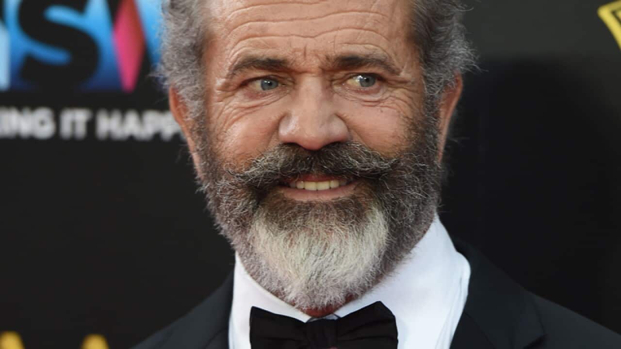 Mel Gibson arrives on the red carpet for the AACTA Awards
